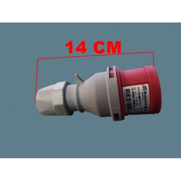 MUTLUSAN 5X16A DÜZ FİŞ CEE NORM (3P+N+E) MUT-101