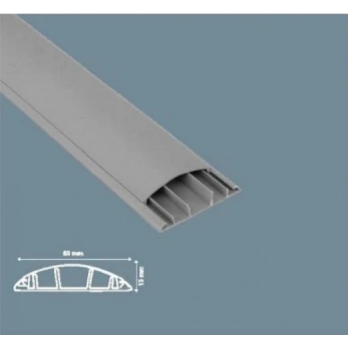 MUTLUSAN 60X15 Yapışkanlı Balık Sırtı Kablo Kanalı