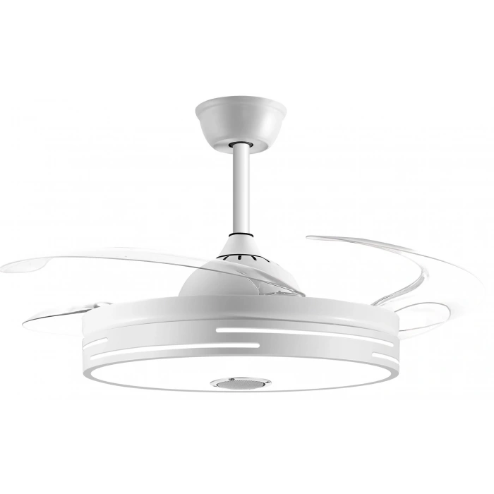 MUTLUSAN Aydınlatmalı Tavan Vantilatörü Bluetoothlu + Kumandalı