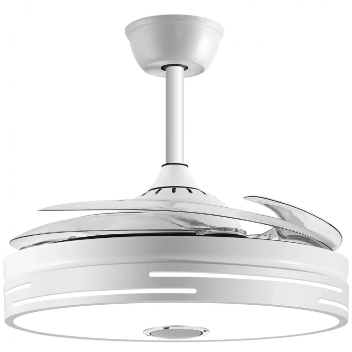 MUTLUSAN Aydınlatmalı Tavan Vantilatörü Bluetoothlu + Kumandalı