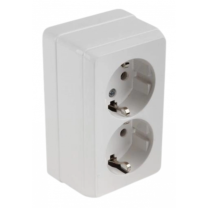 MUTLUSAN BRON SIVAÜSTÜ İKİLİ TOPRAK PORSELEN PRİZ