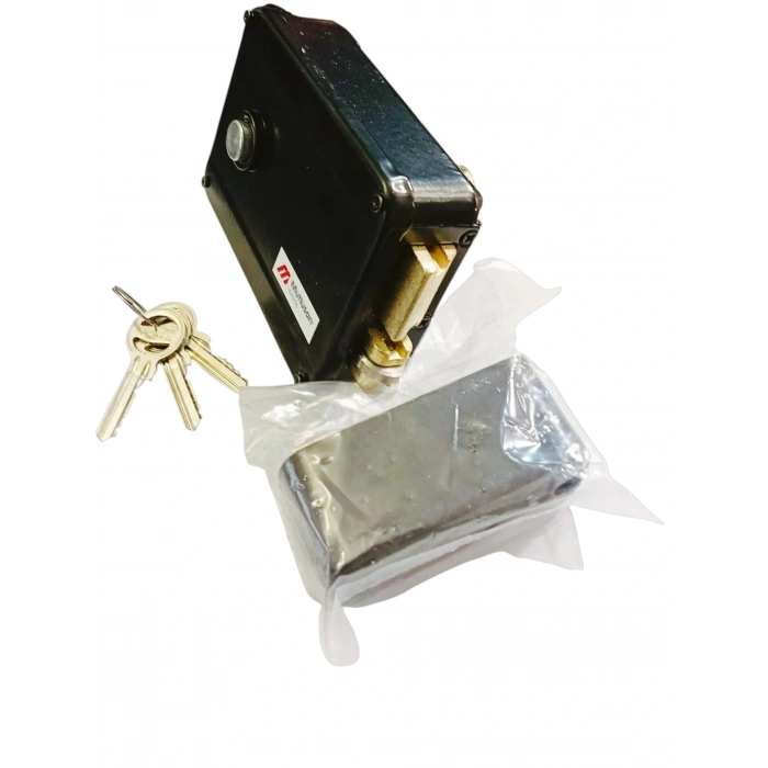 MUTLUSAN Kilitli Kapı Otomatiği 12v Bilyeli (Mekanik Butonlu)