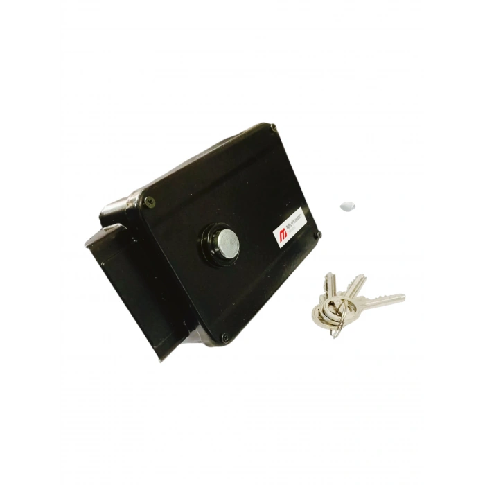 MUTLUSAN Kilitli Kapı Otomatiği 12v Bilyeli (Mekanik Butonlu)