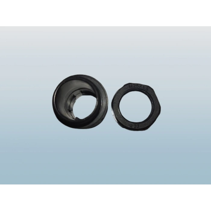 MUTLUSAN M25x1.5 (PSR-16) Polyamid Spiral Pano Rekoru (SİYAH)