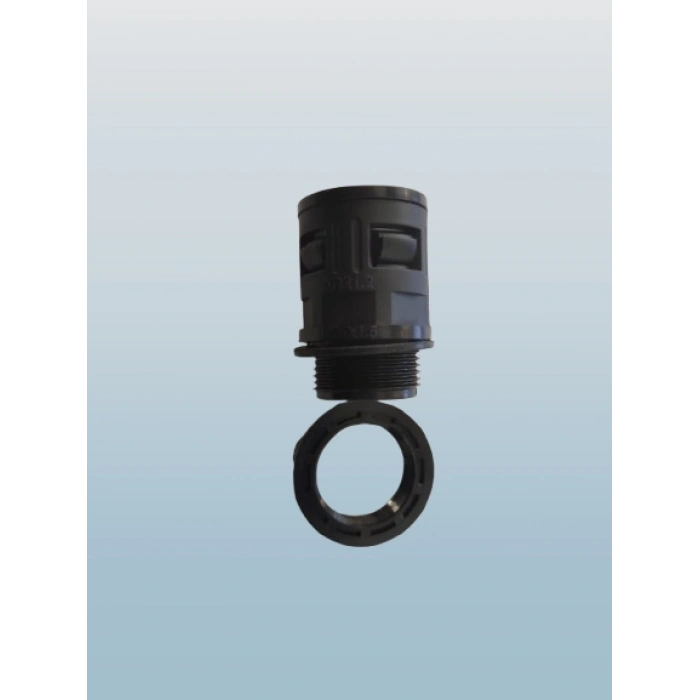 MUTLUSAN M25x1.5 (PSR-16) Polyamid Spiral Pano Rekoru (SİYAH)