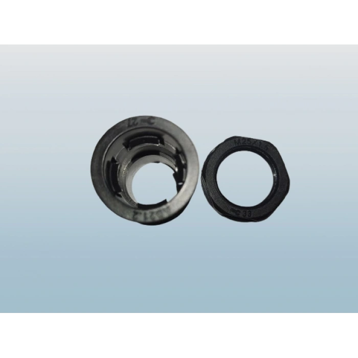 MUTLUSAN M25x1.5 (PSR-16) Polyamid Spiral Pano Rekoru (SİYAH)