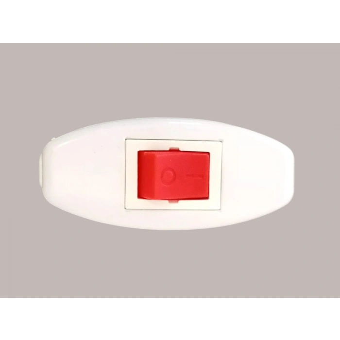 MUTLUSAN Plastik Arapuar Anahtar Kırmızı/Beyaz (Tik Tak Anahtar)