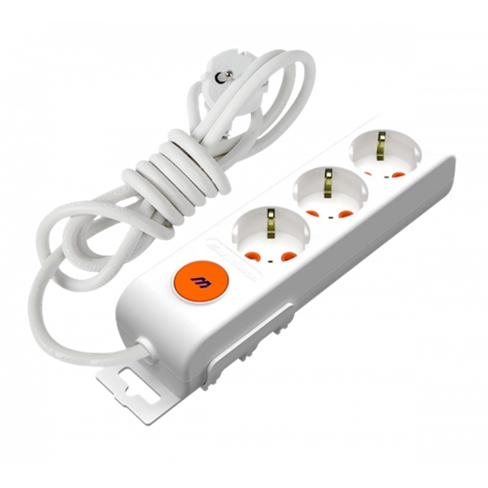 MUTLUSAN Rİ-TECH ÜÇLÜ TOPRAKLI GRUP PRİZ 2MT ANAHTARLI