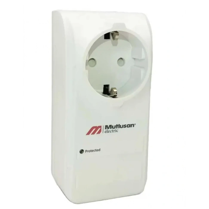 MUTLUSAN Tekli Akım Korumalı Priz Topraklı