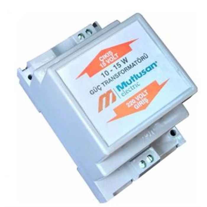 MUTLUSAN 15W Kapı Otomatiği Ve Zil Trafosu 12V 15W (Transformatör)