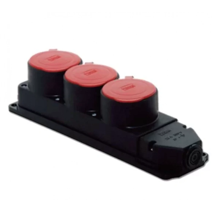 NEAD 3X25 ÜÇLÜ KAUÇUK GRUP PRİZ