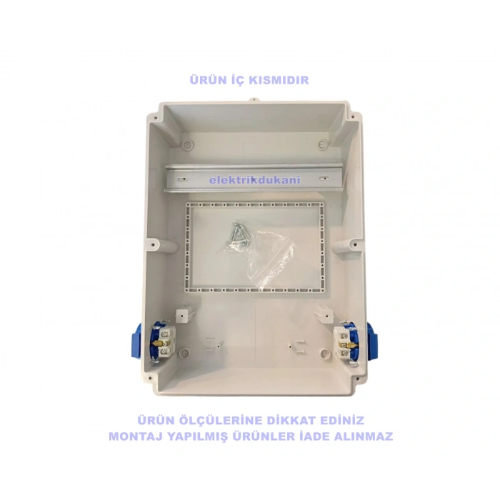 NEAD Kombinasyon Kutusu 2 Adet 3x25 Trifaze Priz + 2 Adet 1x16 Monofaze Priz Montajlı Kombinasyon Panosu
