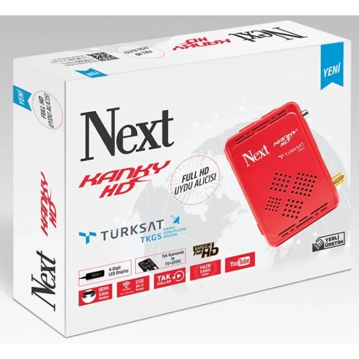NEXT Kanky Mini Full HD Uydu Cihazı Akıllı Kumanda