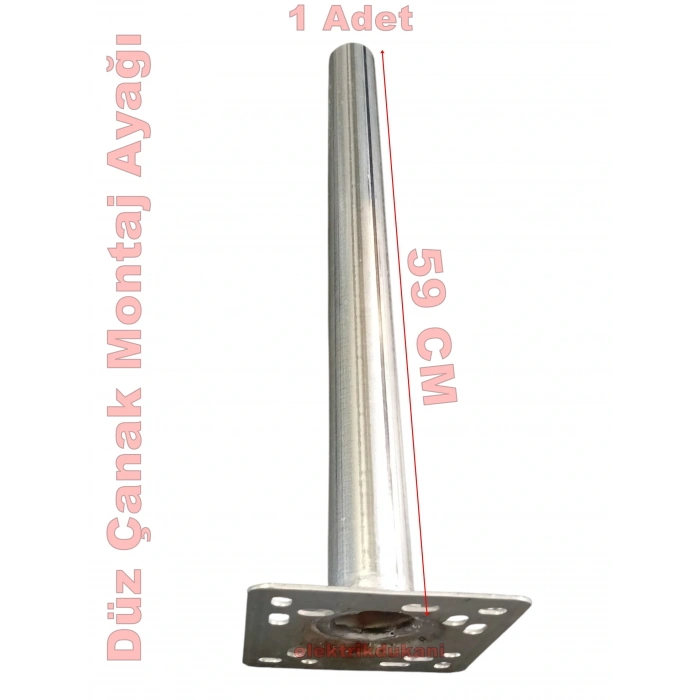 NEXT YE-1002 Çanak Düz Montaj Ayağı (Düz Ayak)