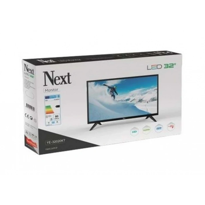 NEXT YE-32020D2 32 Televizyon Led Tv 32 İnç 82 Ekran Full Hd Uydulu Hediye IP Tv