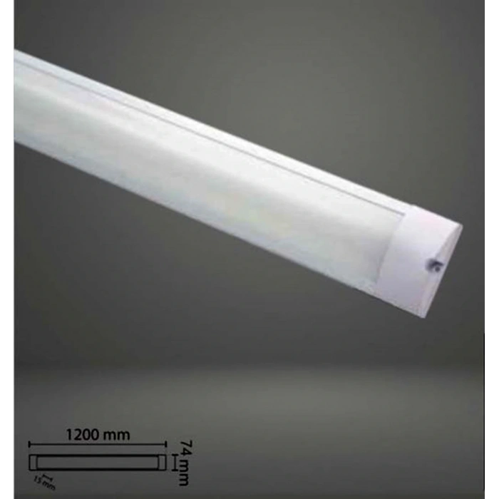NOAS 120cm 40w Yatay Led Bant Armatür BEYAZ 6500k IP20 220V