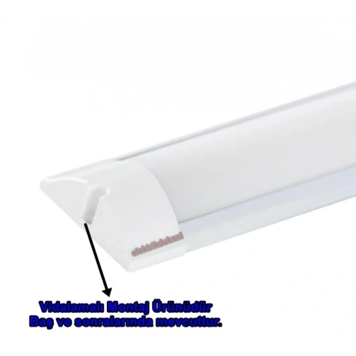 NOAS 120cm 40w Yatay Led Bant Armatür BEYAZ 6500k IP20 220V