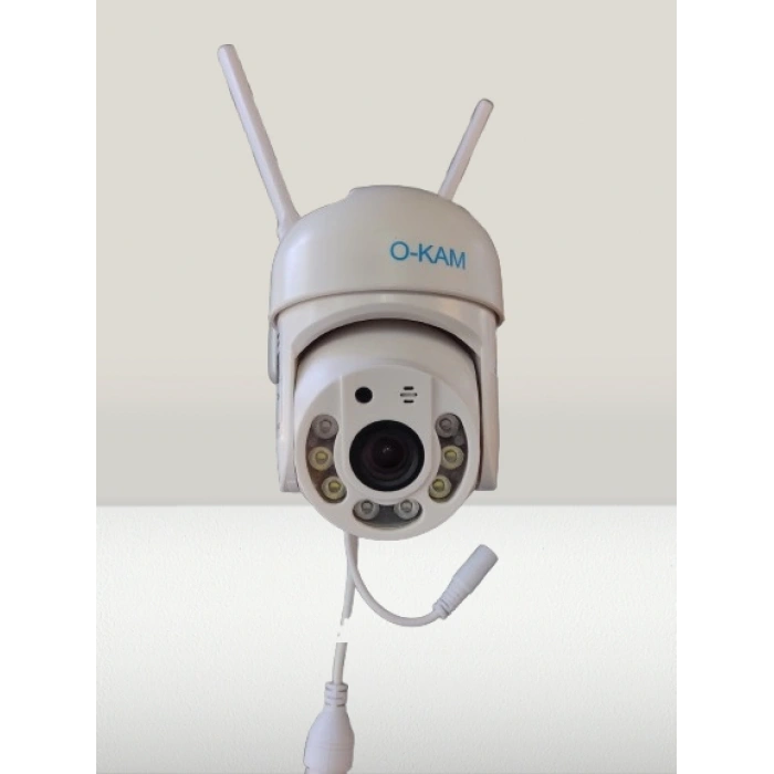 O-KAM Pro 3011 Wi-Fi PTZ 360? İç ve Dış Mekan Akıllı Kamera 3MP - 5MP IP66