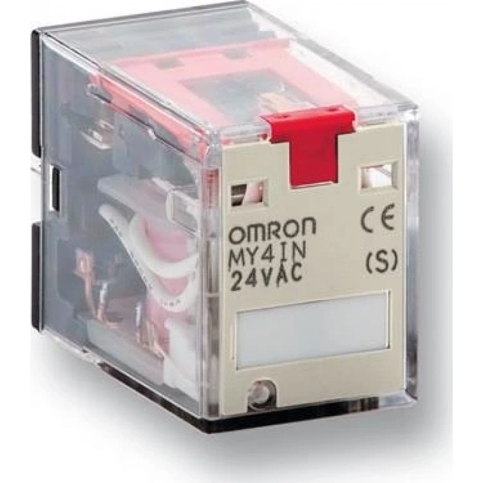 OMRON MY4IN-GS 220/240v Volt AC Kalın 14 Pinli Röle 4 Açık 4 Kapalı Kontaklı 6 Amper (14 Ayaklı Role)