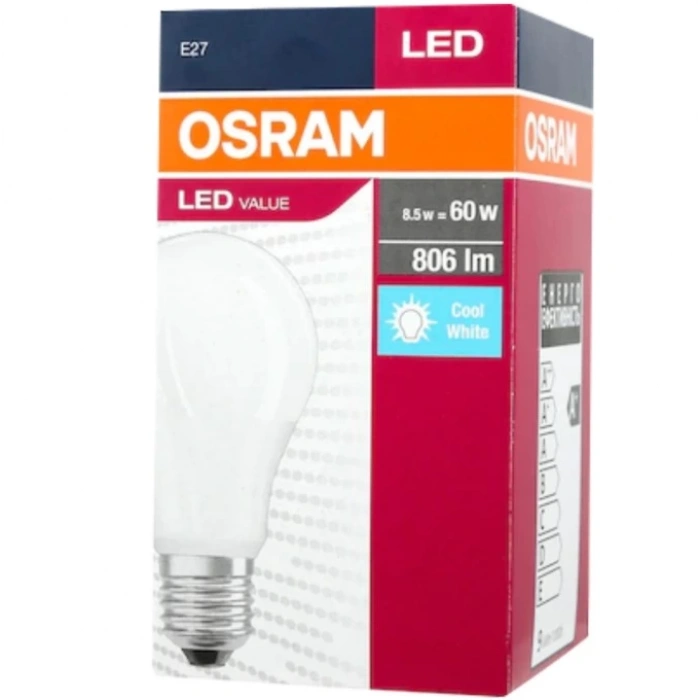 OSRAM 8.5W LED AMPUL E-27 BEYAZ 6500K
