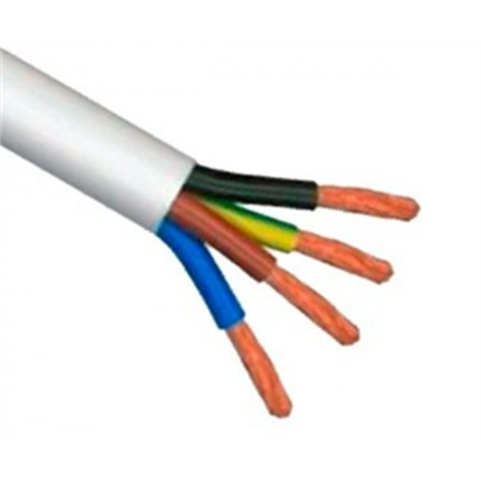 ÖZNUR 4x2.5mm TTR Elektrik Kablosu BEYAZ (Çok Telli Esnek Tesisat Kablosu)