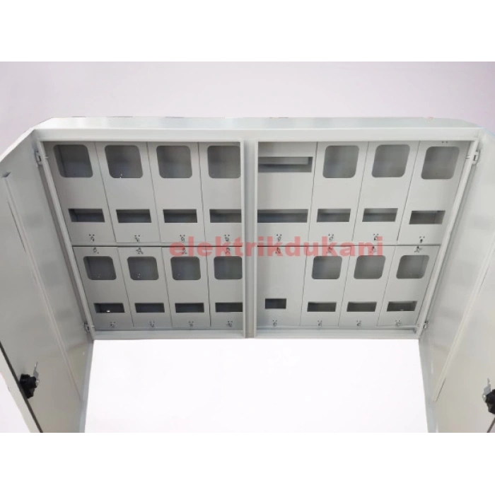 ÖZPA 1064 Sıva Üstü 14 Monafaze Sayaçlı Elektrik Panosu IP40 S. Ü.
