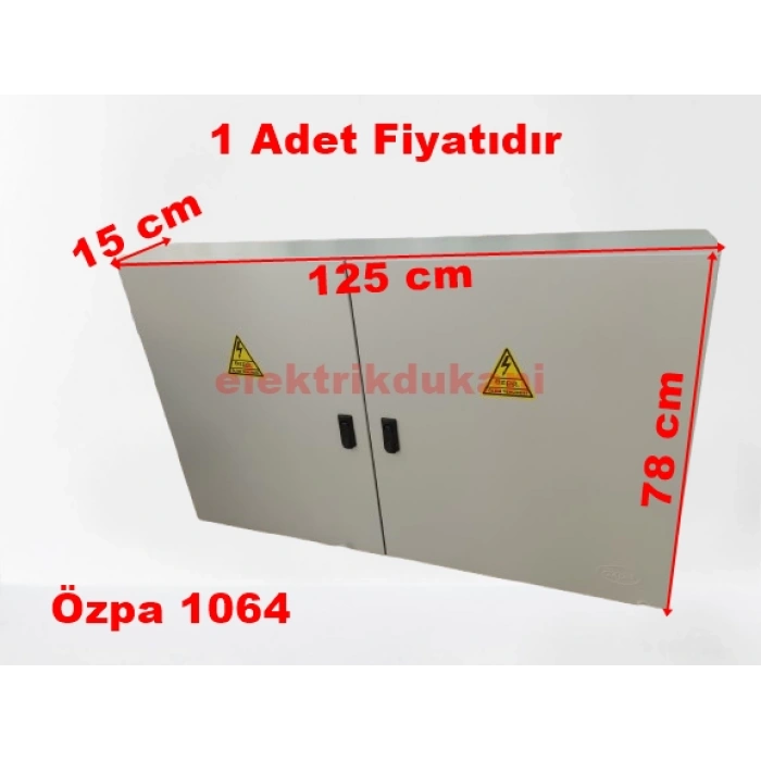 ÖZPA 1064 Sıva Üstü 14 Monafaze Sayaçlı Elektrik Panosu IP40 S. Ü.