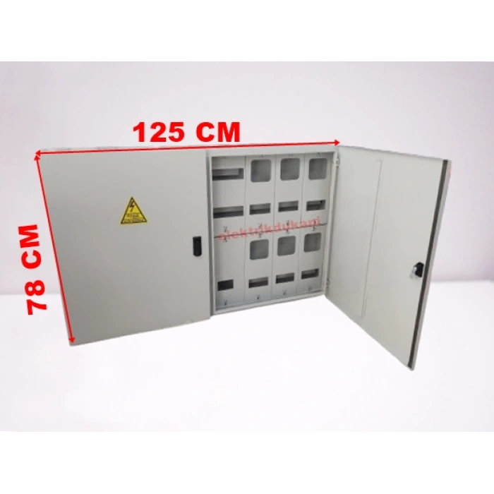 ÖZPA 1064 Sıva Üstü 14 Monafaze Sayaçlı Elektrik Panosu IP40 S. Ü.
