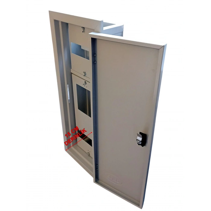 ÖZPA 1601 1 Trifaze Sayaçlı 20 Otomatlı Sıva Altı Pano