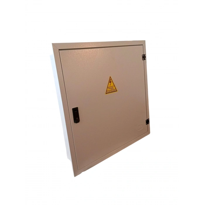 ÖZPA 1753 Sıva Altı 3 Trifaze + 1 Monofaze Sayaçlı Elektrik Panosu IP40 S. A. (3MN+1TR 4ü Pano Kare Buat Yerli)