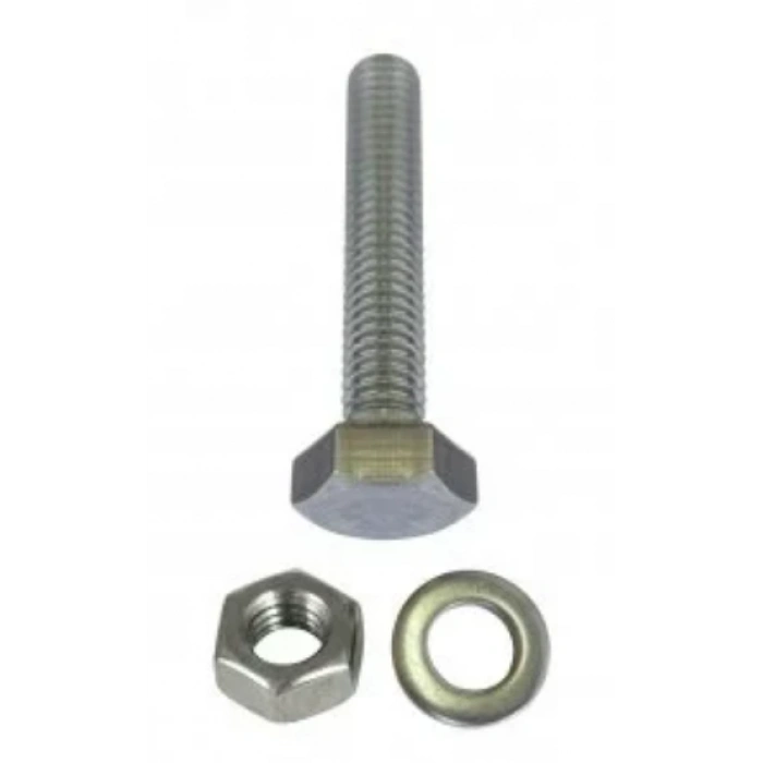 PASLANMAZ METRİK 6 KROM 25MM CİVATA+SOMUN+PUL