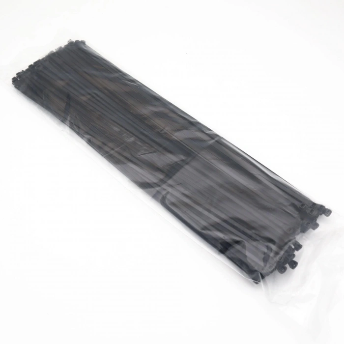 PEMSAN Klips Kablo Bağı 3.6x205 SİYAH (100lü Paket) Kablo Cırdı