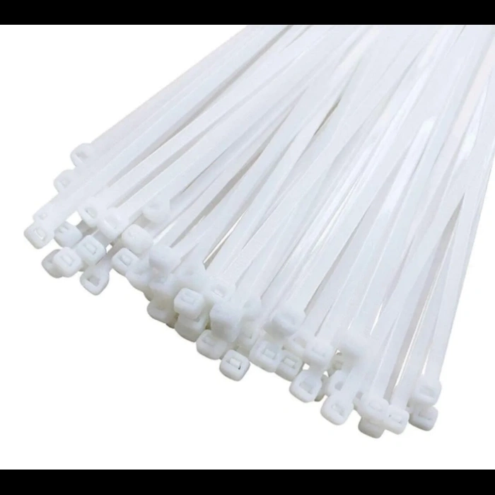 PEMSAN Klips Kablo Bağı 3.6x370 BEYAZ (100lü Paket) Kablo Cırdı