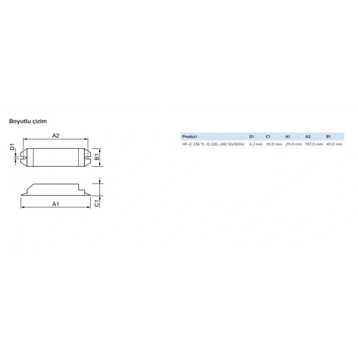 PHILIPS 2x36 HF-E TL-D II Elektronik Balast (36w İkili Floresan Motoru)