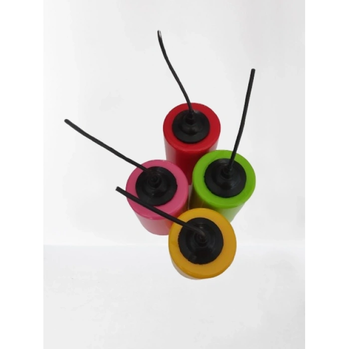 Plastik Ağaç Feneri Tekli Renkli E-27 Duylu 20cm Kablolu