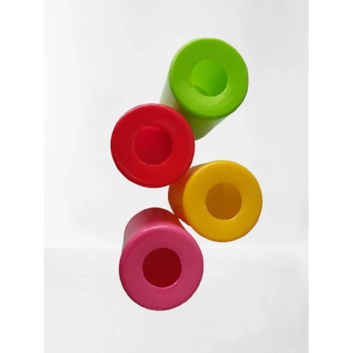 Plastik Ağaç Feneri Tekli Renkli E-27 Duylu 20cm Kablolu