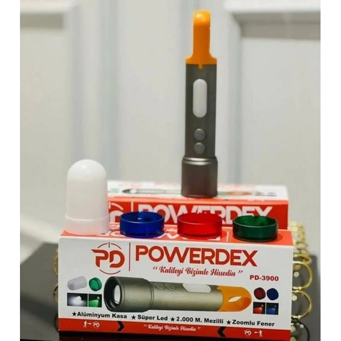 POWERDEX Şarjlı Ledli Profesyonel El Feneri