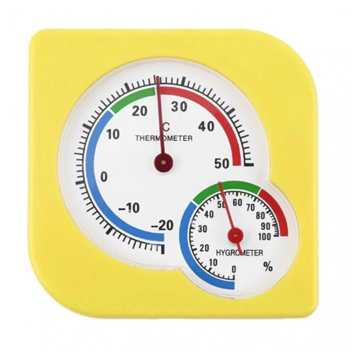 POWERMASTER Duvar ve Masa Tipi Sıcaklık Ve Nem Ölçer Mekanik İbreli Termometre