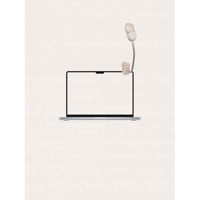 POWERMASTER Kıskaçlı Kitap Okuma Lambası 6400k Beyaz Işık (3 Adet LR-1130 Pil ile Çalışır Piller Dahil)