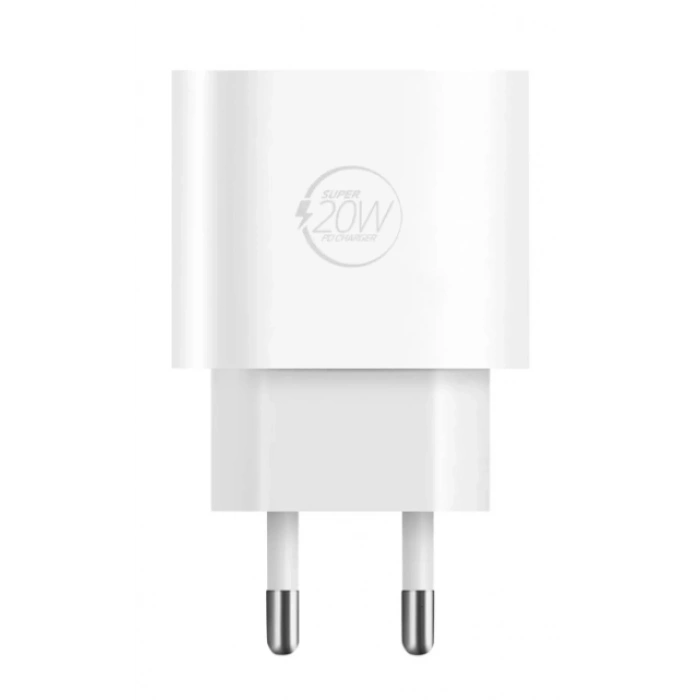 POWERWAY TYPE-C 20W Seyehat Hızlı Şarj Adaptörü Orjinal Muadil