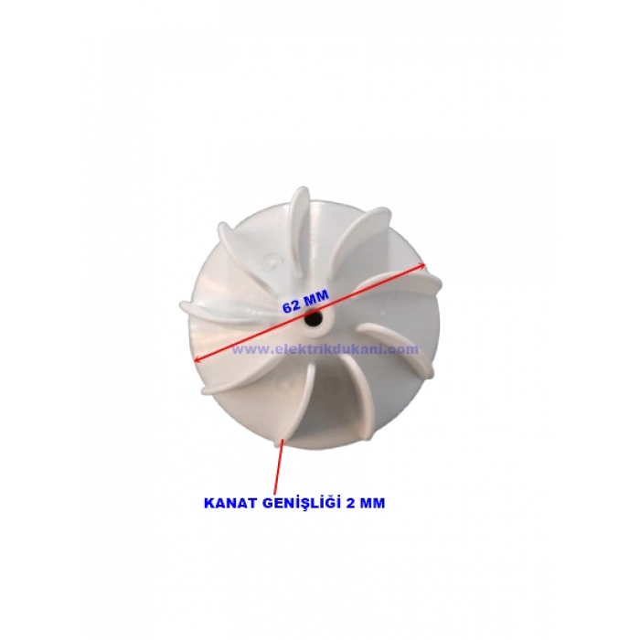 9 Kanat Profesyonel Kuaför Fön Makinesi Pervanesi Plastik