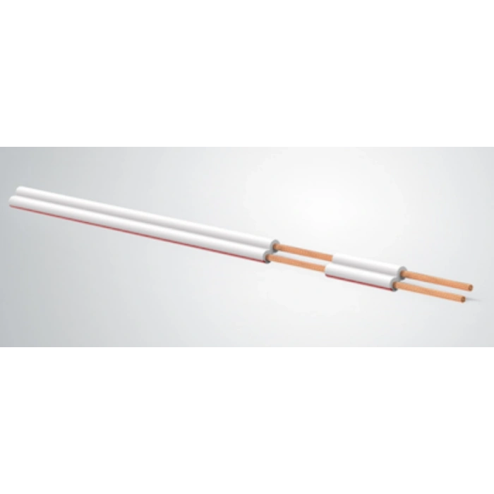 REÇBER 2x0.75mm? Bitişik Yassı BEYAZ Kodlu Kordon Kkablo