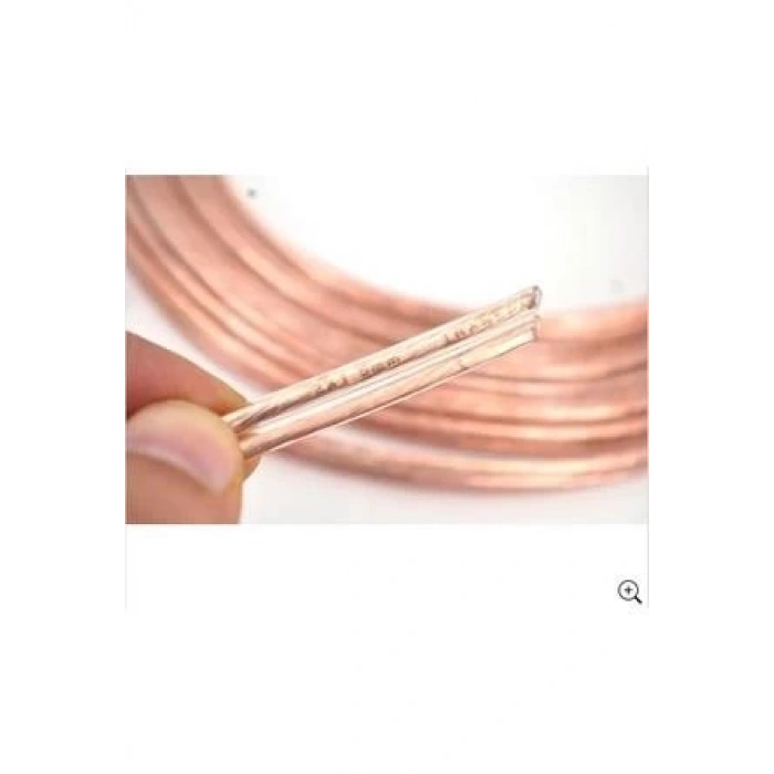 REÇBER 2x0.75mm? Bitişik Yassı ŞEFFAF Kodlu Kordon Kkablo