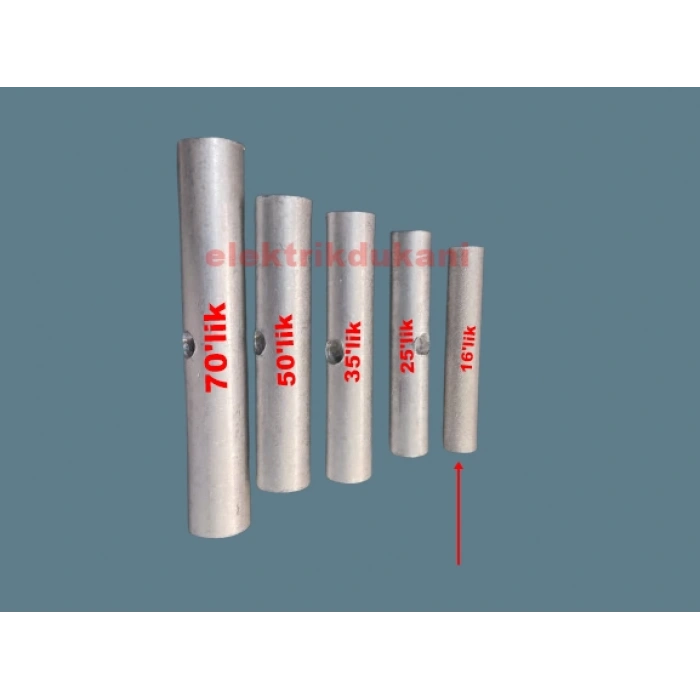 ŞAFAK 16mm2 16lık Sıkmalı Alüminyum EK Mufu
