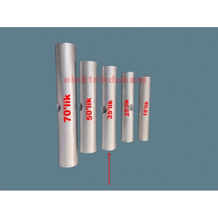 ŞAFAK 35mm2 35lik Sıkmalı Alüminyum EK Mufu