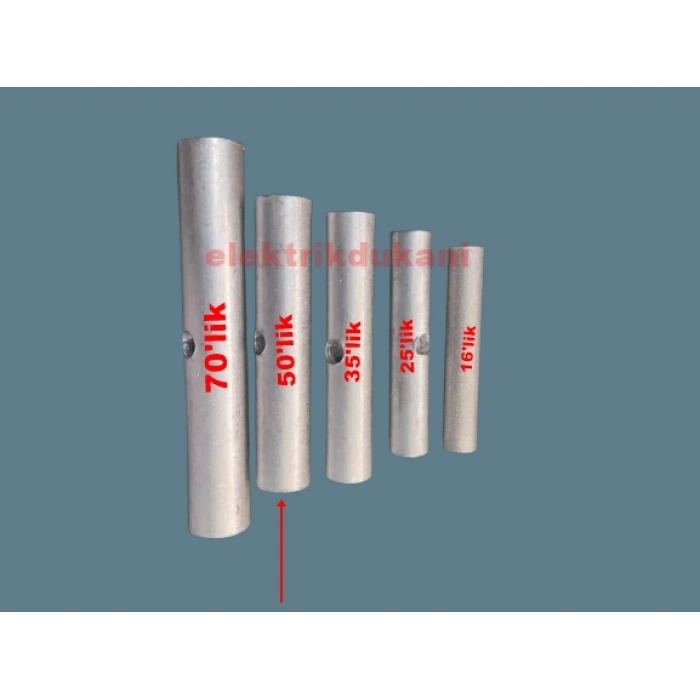 ŞAFAK 50mm2 50lik Sıkmalı Alüminyum EK Mufu