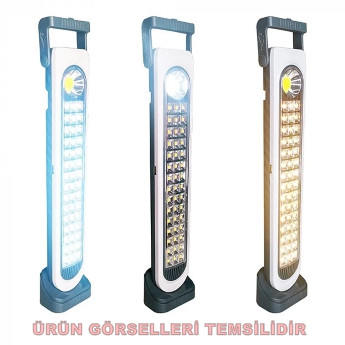 Şarjlı Işıldak 45w 45 Smd +1 Cob Power Ledli Solar Şarjlı Micro Şarj Girişli