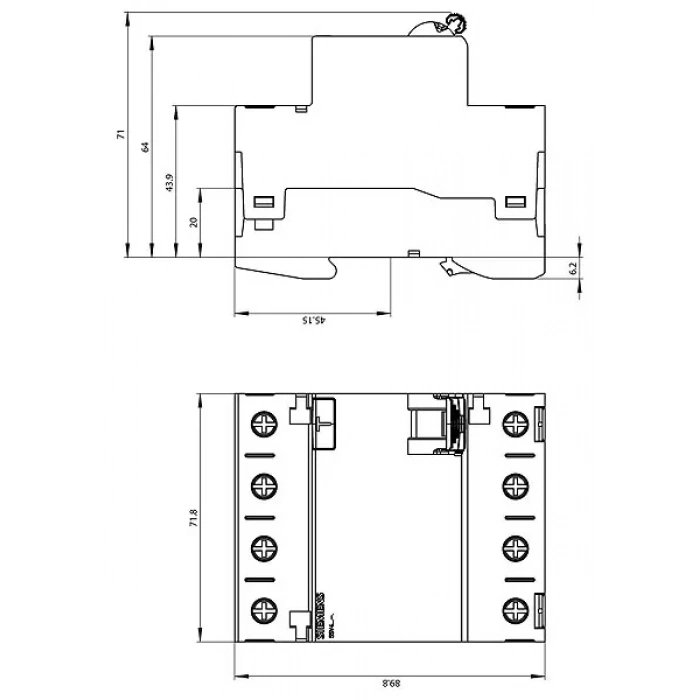 SİEMENS 3X100A 30 mA KAÇAK AKIM KORUMA ROLESİ(5SM3348-0)