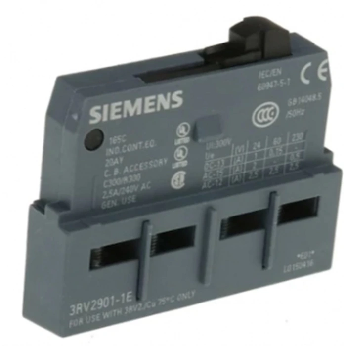 SİEMENS YARDIMCI KONTAK ÜSTTEN GEÇMELİ 1NC+1NO 5A ORTAK UCLU