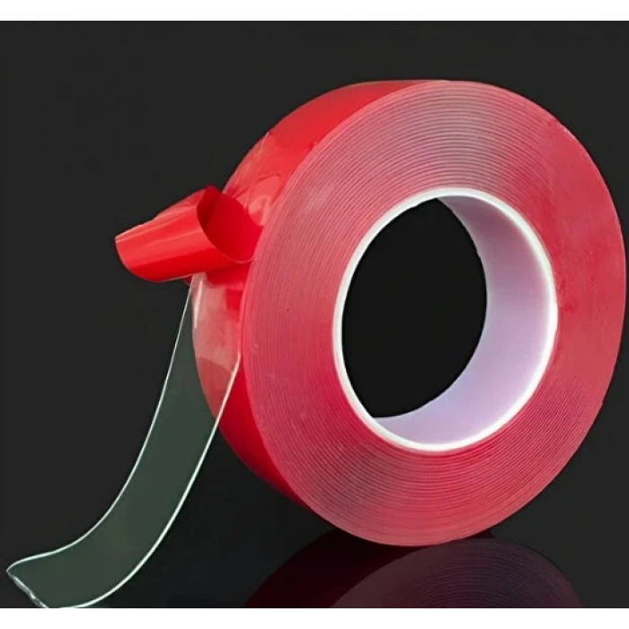 SLİKON Çift Taraflı Bant Şeffaf 18mm 2 Mt